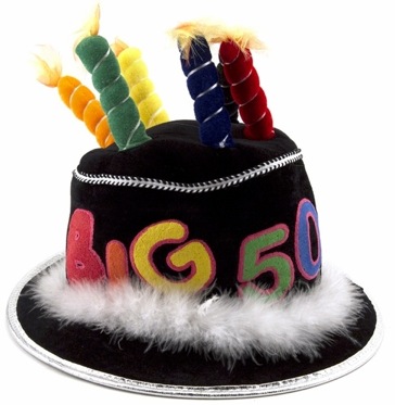 50th birthday hat
