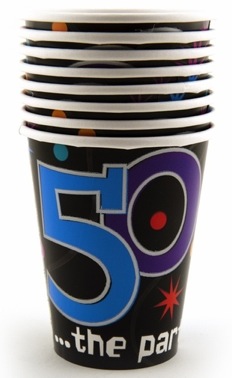 50th birthday cups